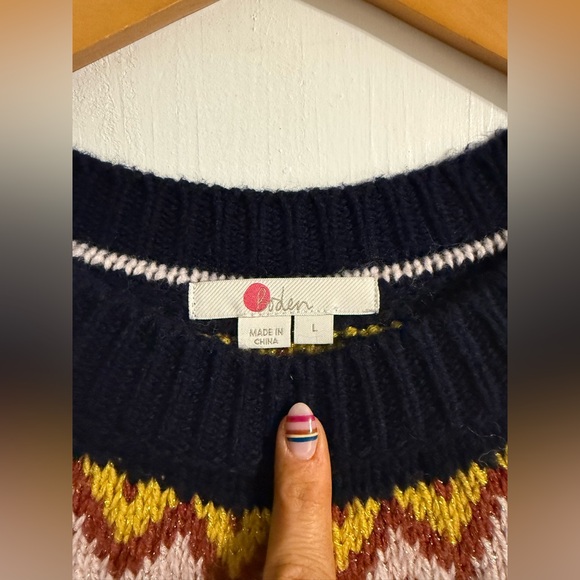 Anthropologie | Boden | Emma Fair Isle Sweater - Picture 3 of 9